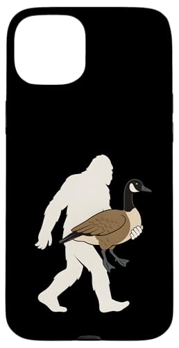 Bigfoot Carrying Canadian Goose Hülle für iPhone 15 Plus Bigfoot Carrying Canadian Goose Hülle für iPhone 15 Plus von Lustige kanadische Gänse Geschenke Gans