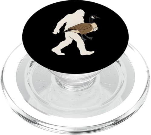 Bigfoot Carrying Canadian Goose PopSockets PopGrip für MagSafe Bigfoot Carrying Canadian Goose PopSockets PopGrip für MagSafe von Lustige kanadische Gänse Geschenke Gans