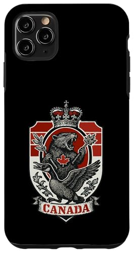 Canadian Crest Industrious Beaver Ungovernable Goose Hülle für iPhone 11 Pro Max Canadian Crest Industrious Beaver Ungovernable Goose Hülle für iPhone 11 Pro Max von Lustige kanadische Gänse Geschenke Gans
