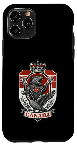 Canadian Crest Industrious Beaver Ungovernable Goose Hülle für iPhone 11 Pro Canadian Crest Industrious Beaver Ungovernable Goose Hülle für iPhone 11 Pro von Lustige kanadische Gänse Geschenke Gans