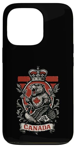 Canadian Crest Industrious Beaver Ungovernable Goose Hülle für iPhone 13 Pro Canadian Crest Industrious Beaver Ungovernable Goose Hülle für iPhone 13 Pro von Lustige kanadische Gänse Geschenke Gans