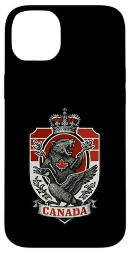 Canadian Crest Industrious Beaver Ungovernable Goose Hülle für iPhone 14 Plus Canadian Crest Industrious Beaver Ungovernable Goose Hülle für iPhone 14 Plus von Lustige kanadische Gänse Geschenke Gans