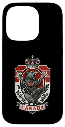 Canadian Crest Industrious Beaver Ungovernable Goose Hülle für iPhone 14 Pro Canadian Crest Industrious Beaver Ungovernable Goose Hülle für iPhone 14 Pro von Lustige kanadische Gänse Geschenke Gans