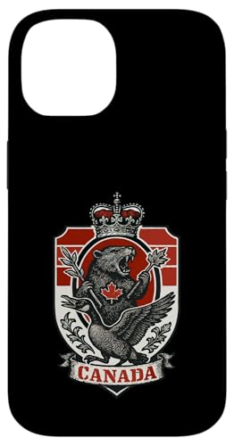Canadian Crest Industrious Beaver Ungovernable Goose Hülle für iPhone 14 Canadian Crest Industrious Beaver Ungovernable Goose Hülle für iPhone 14 von Lustige kanadische Gänse Geschenke Gans