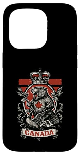 Canadian Crest Industrious Beaver Ungovernable Goose Hülle für iPhone 15 Pro Canadian Crest Industrious Beaver Ungovernable Goose Hülle für iPhone 15 Pro von Lustige kanadische Gänse Geschenke Gans