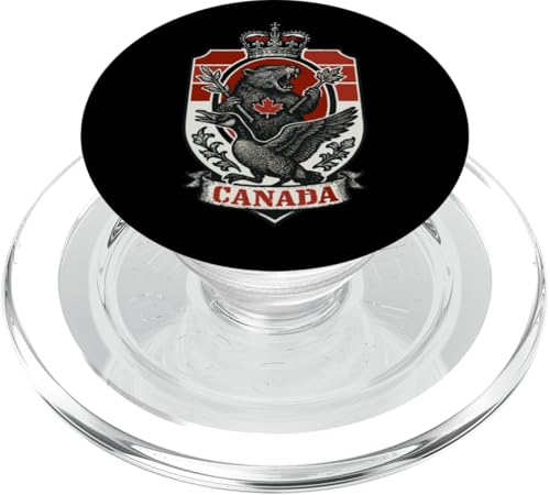 Canadian Crest Industrious Beaver Ungovernable Goose PopSockets PopGrip für MagSafe von Lustige kanadische Gänse Geschenke Gans