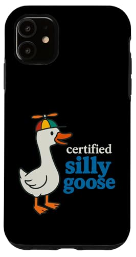 Certified Silly Goose Hülle für iPhone 11 Certified Silly Goose Hülle für iPhone 11 von Lustige kanadische Gänse Geschenke Gans