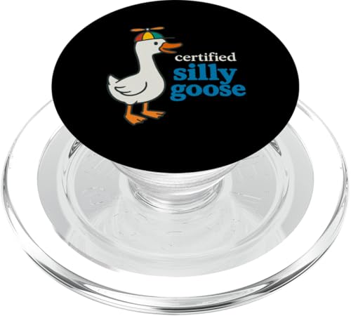 Certified Silly Goose PopSockets PopGrip für MagSafe von Lustige kanadische Gänse Geschenke Gans