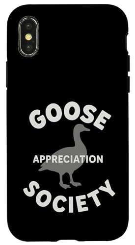 Goose Appreciation Society Hülle für iPhone X/XS Goose Appreciation Society Hülle für iPhone X/XS von Lustige kanadische Gänse Geschenke Gans