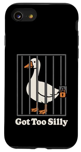 Got Too Silly Hülle für iPhone SE (2020) / 7 / 8 von Lustige kanadische Gänse Geschenke Gans