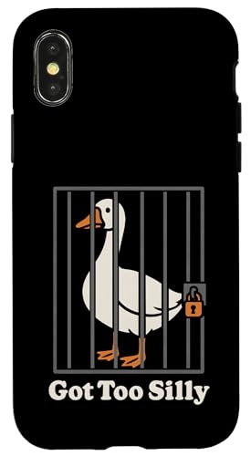 Got Too Silly Hülle für iPhone X/XS Got Too Silly Hülle für iPhone X/XS von Lustige kanadische Gänse Geschenke Gans