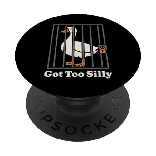 Got Too Silly PopSockets Klebender PopGrip Got Too Silly PopSockets Klebender PopGrip von Lustige kanadische Gänse Geschenke Gans
