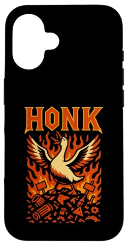 Honk Hülle für iPhone 16 Honk Hülle für iPhone 16 von Lustige kanadische Gänse Geschenke Gans