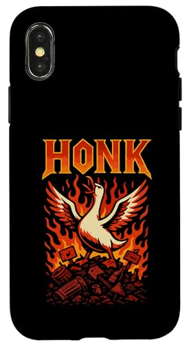Honk Hülle für iPhone X/XS Honk Hülle für iPhone X/XS von Lustige kanadische Gänse Geschenke Gans