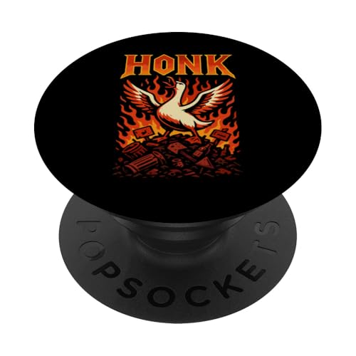 Honk PopSockets Klebender PopGrip Honk PopSockets Klebender PopGrip von Lustige kanadische Gänse Geschenke Gans