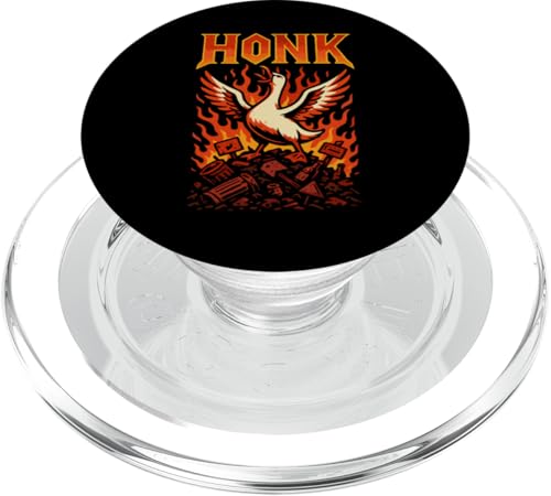 Honk PopSockets PopGrip für MagSafe von Lustige kanadische Gänse Geschenke Gans
