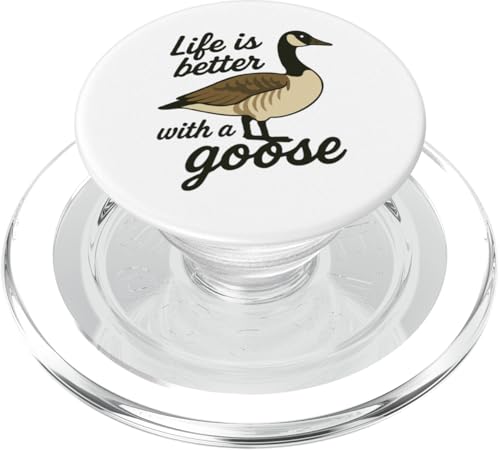 Life Is Better With A Goose PopSockets PopGrip für MagSafe Life Is Better With A Goose PopSockets PopGrip für MagSafe von Lustige kanadische Gänse Geschenke Gans