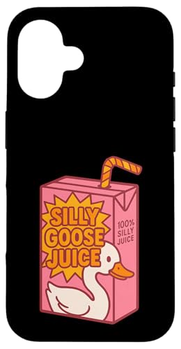 Silly Goose Juice Hülle für iPhone 16 Silly Goose Juice Hülle für iPhone 16 von Lustige kanadische Gänse Geschenke Gans
