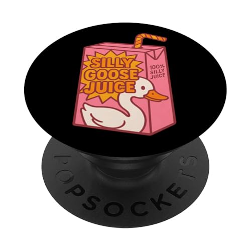 Silly Goose Juice PopSockets Klebender PopGrip Silly Goose Juice PopSockets Klebender PopGrip von Lustige kanadische Gänse Geschenke Gans