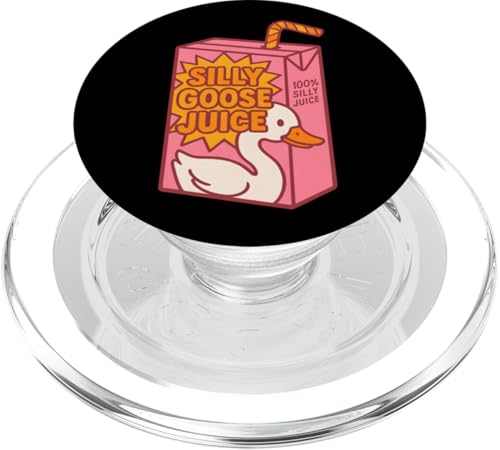 Silly Goose Juice PopSockets PopGrip für MagSafe Silly Goose Juice PopSockets PopGrip für MagSafe von Lustige kanadische Gänse Geschenke Gans