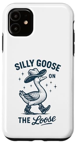 Silly Goose On The Loose Hülle für iPhone 11 Silly Goose On The Loose Hülle für iPhone 11 von Lustige kanadische Gänse Geschenke Gans