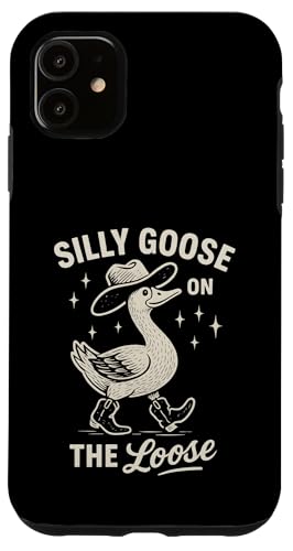 Silly Goose On The Loose Hülle für iPhone 11 Silly Goose On The Loose Hülle für iPhone 11 von Lustige kanadische Gänse Geschenke Gans
