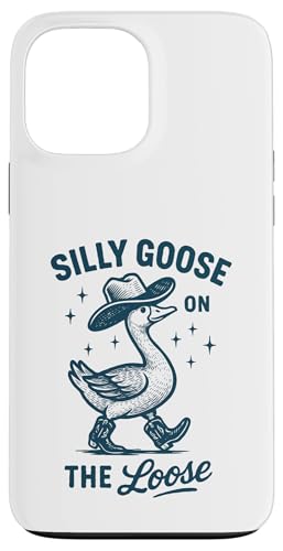 Silly Goose On The Loose Hülle für iPhone 13 Pro Max Silly Goose On The Loose Hülle für iPhone 13 Pro Max von Lustige kanadische Gänse Geschenke Gans
