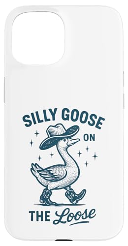 Silly Goose On The Loose Hülle für iPhone 15 Silly Goose On The Loose Hülle für iPhone 15 von Lustige kanadische Gänse Geschenke Gans