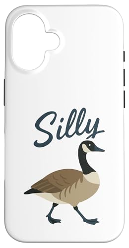 Silly Hülle für iPhone 16 Silly Hülle für iPhone 16 von Lustige kanadische Gänse Geschenke Gans