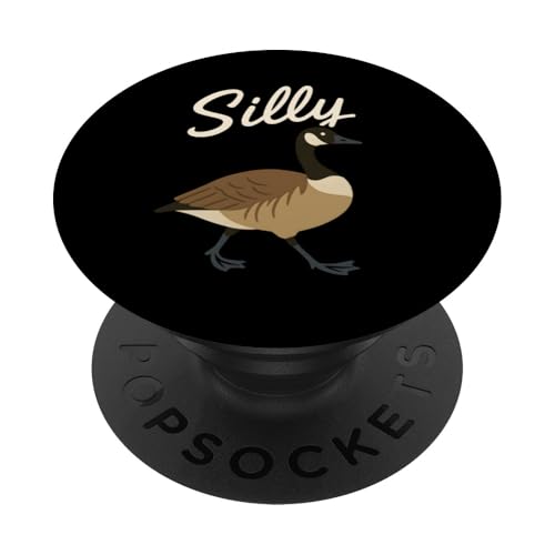 Silly PopSockets Klebender PopGrip Silly PopSockets Klebender PopGrip von Lustige kanadische Gänse Geschenke Gans