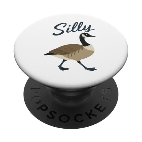 Silly PopSockets Klebender PopGrip Silly PopSockets Klebender PopGrip von Lustige kanadische Gänse Geschenke Gans
