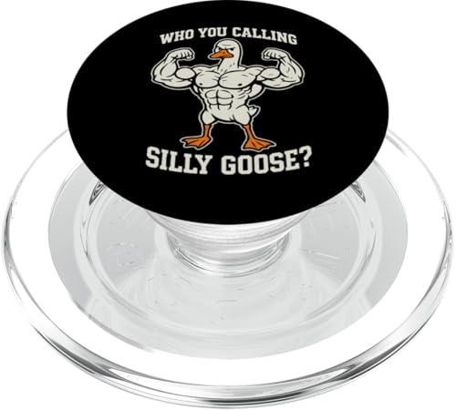 Who You Calling Silly Goose? PopSockets PopGrip für MagSafe von Lustige kanadische Gänse Geschenke Gans