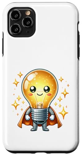 Süßer Glühbirne Superheld Elektriker Superheld Glühlampe Hülle für iPhone 11 Pro Max Süßer Glühbirne Superheld Elektriker Superheld Glühlampe Hülle für iPhone 11 Pro Max von Lustiger Glüh Lampen Held Super Glühbirnen Hero