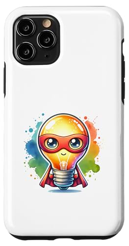 Süßer Glühbirne Superheld Elektriker Superheld Glühlampe Hülle für iPhone 11 Pro Süßer Glühbirne Superheld Elektriker Superheld Glühlampe Hülle für iPhone 11 Pro von Lustiger Glüh Lampen Held Super Glühbirnen Hero