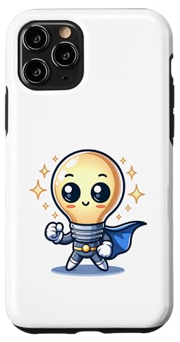 Süßer Glühbirne Superheld Elektriker Superheld Glühlampe Hülle für iPhone 11 Pro Süßer Glühbirne Superheld Elektriker Superheld Glühlampe Hülle für iPhone 11 Pro von Lustiger Glüh Lampen Held Super Glühbirnen Hero