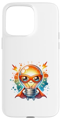 Süßer Glühbirne Superheld Elektriker Superheld Glühlampe Hülle für iPhone 15 Pro Max Süßer Glühbirne Superheld Elektriker Superheld Glühlampe Hülle für iPhone 15 Pro Max von Lustiger Glüh Lampen Held Super Glühbirnen Hero