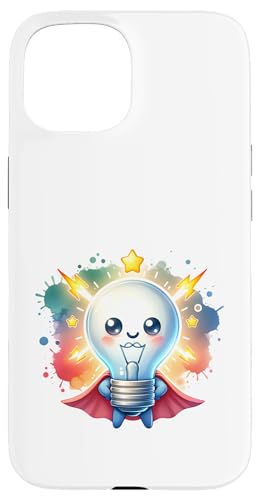 Süßer Glühbirne Superheld Elektriker Superheld Glühlampe Hülle für iPhone 15 Süßer Glühbirne Superheld Elektriker Superheld Glühlampe Hülle für iPhone 15 von Lustiger Glüh Lampen Held Super Glühbirnen Hero