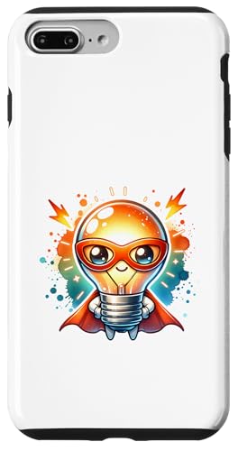 Süßer Glühbirne Superheld Elektriker Superheld Glühlampe Hülle für iPhone 7 Plus/8 Plus Süßer Glühbirne Superheld Elektriker Superheld Glühlampe Hülle für iPhone 7 Plus/8 Plus von Lustiger Glüh Lampen Held Super Glühbirnen Hero
