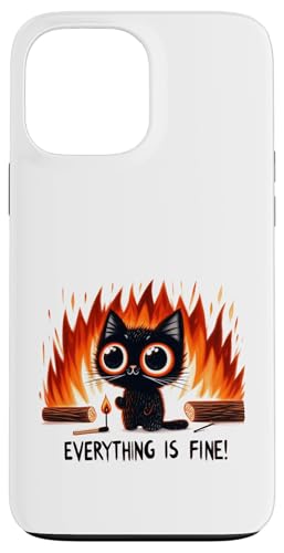 lustiges sarkastisches Katzen Zitat ironisches Design Hülle für iPhone 13 Pro Max von Lustiger Katzen Spruch, Lustig sarkastisch