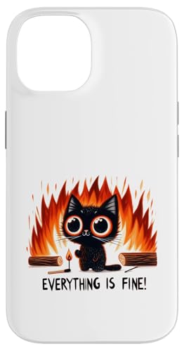 lustiges sarkastisches Katzen Zitat ironisches Design Hülle für iPhone 14 von Lustiger Katzen Spruch, Lustig sarkastisch
