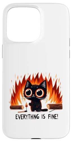 lustiges sarkastisches Katzen Zitat ironisches Design Hülle für iPhone 15 Pro Max von Lustiger Katzen Spruch, Lustig sarkastisch