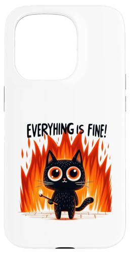 lustiges sarkastisches Katzen Zitat ironisches Design Hülle für iPhone 15 Pro von Lustiger Katzen Spruch, Lustig sarkastisch