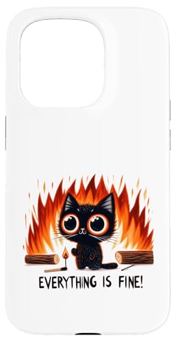 lustiges sarkastisches Katzen Zitat ironisches Design Hülle für iPhone 15 Pro von Lustiger Katzen Spruch, Lustig sarkastisch