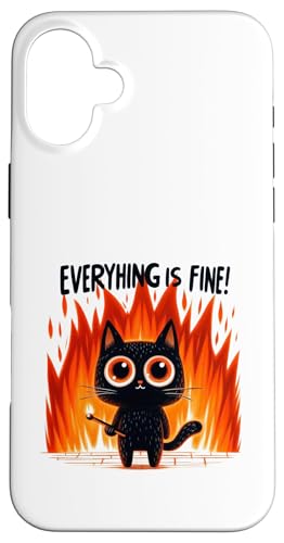 lustiges sarkastisches Katzen Zitat ironisches Design Hülle für iPhone 16 Plus von Lustiger Katzen Spruch, Lustig sarkastisch