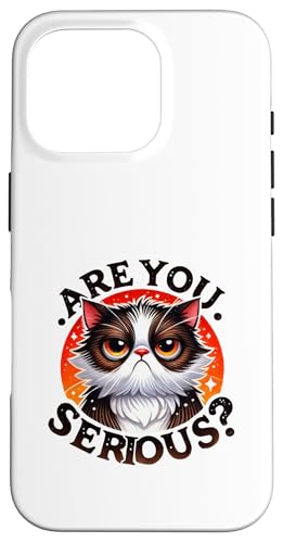 lustiges sarkastisches Katzen Zitat ironisches Design Hülle für iPhone 16 Pro von Lustiger Katzen Spruch, Lustig sarkastisch