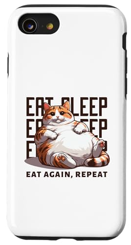 lustiges sarkastisches Katzen Zitat ironisches Design Hülle für iPhone SE (2020) / 7 / 8 von Lustiger Katzen Spruch, Lustig sarkastisch