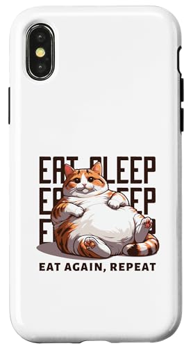 lustiges sarkastisches Katzen Zitat ironisches Design Hülle für iPhone X/XS von Lustiger Katzen Spruch, Lustig sarkastisch