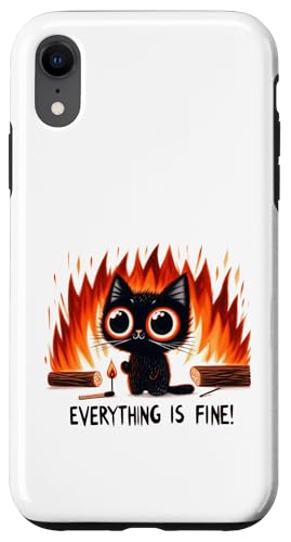 lustiges sarkastisches Katzen Zitat ironisches Design Hülle für iPhone XR von Lustiger Katzen Spruch, Lustig sarkastisch