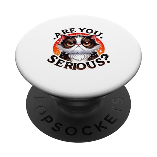 lustiges sarkastisches Katzen Zitat ironisches Design PopSockets Klebender PopGrip lustiges sarkastisches Katzen Zitat ironisches Design PopSockets Klebender PopGrip von Lustiger Katzen Spruch, Lustig sarkastisch