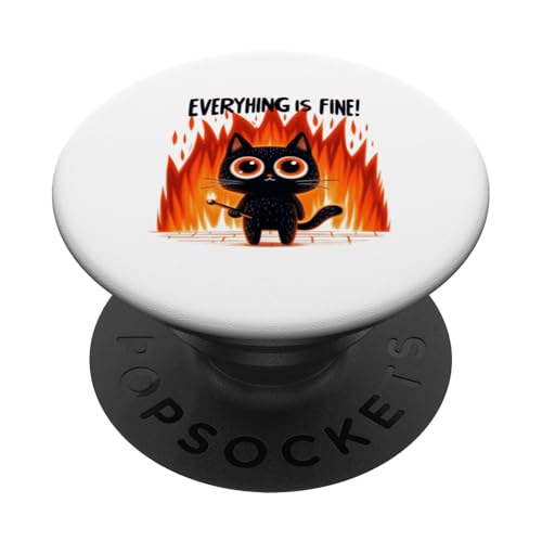 lustiges sarkastisches Katzen Zitat ironisches Design PopSockets Klebender PopGrip lustiges sarkastisches Katzen Zitat ironisches Design PopSockets Klebender PopGrip von Lustiger Katzen Spruch, Lustig sarkastisch